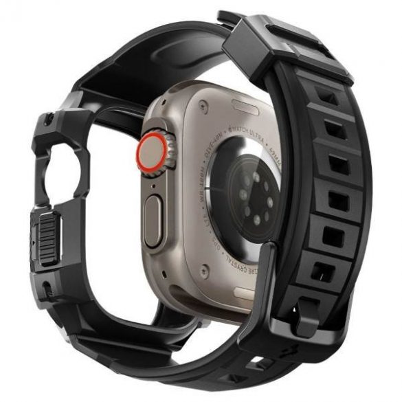 Carcasă Spigen Rugged Armor Pro Apple Watch Ultra 49 mm, neagră/czarny ACS05460