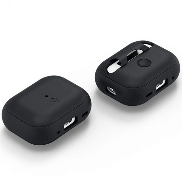 Curea de fixare din silicon Spigen AirPods Pro 1/2 czarny/negru ACS05479