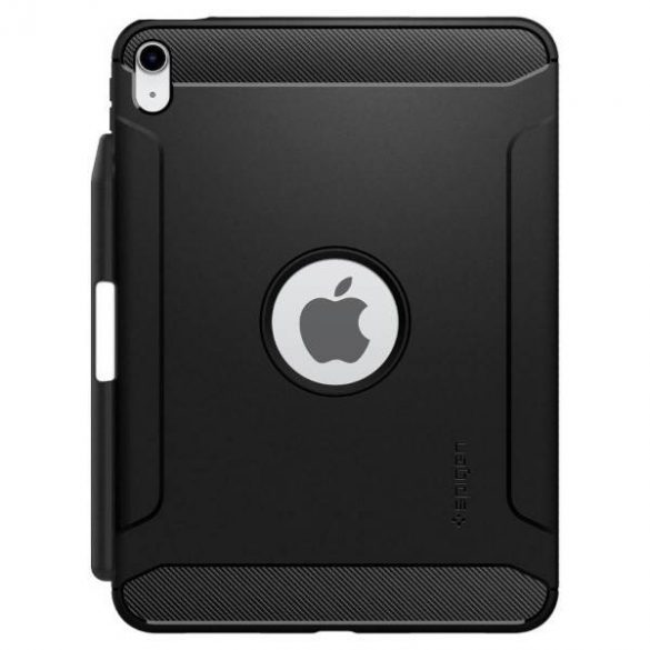 Husă Spigen Rugged Armor pentru iPad 10,9 2022 negru/negru mat ACS05552