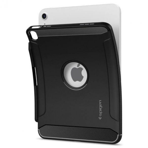 Husă Spigen Rugged Armor pentru iPad 10,9 2022 negru/negru mat ACS05552