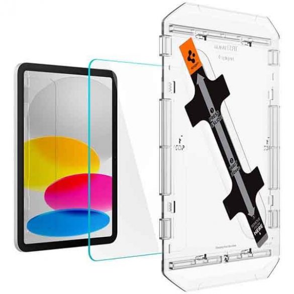 Spigen Glas.TR iPad 10.9 2022 "EZ FIT" szkło hartowane z ramką AGL05554 protector de ecran