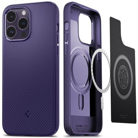 Husă Spigen Mag Armor pentru iPhone 14 Pro Max 6,7" violet/deep violet ACS05584