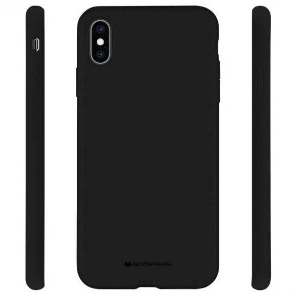 Mercury Silicone iPhone 13 Mini 5,4" negru / husă negru