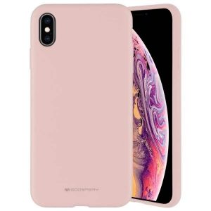 Husă din silicon Mercury pentru iPhone 13 Pro 6,1" rożowo-piaskowy/nisip roz