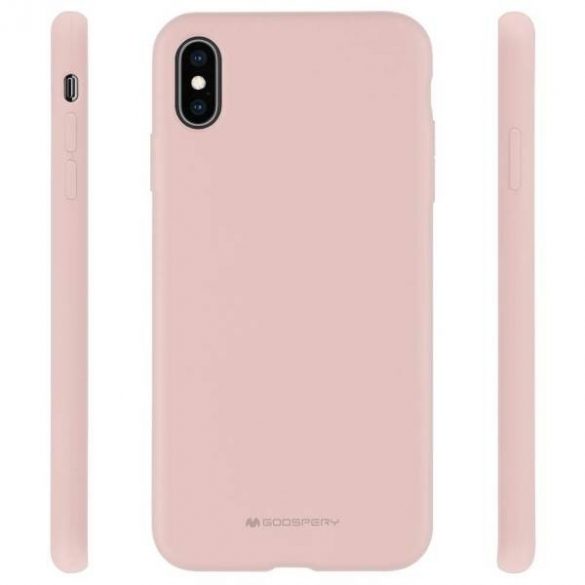 Husă din silicon Mercury pentru iPhone 13 Pro 6,1" rożowo-piaskowy/nisip roz