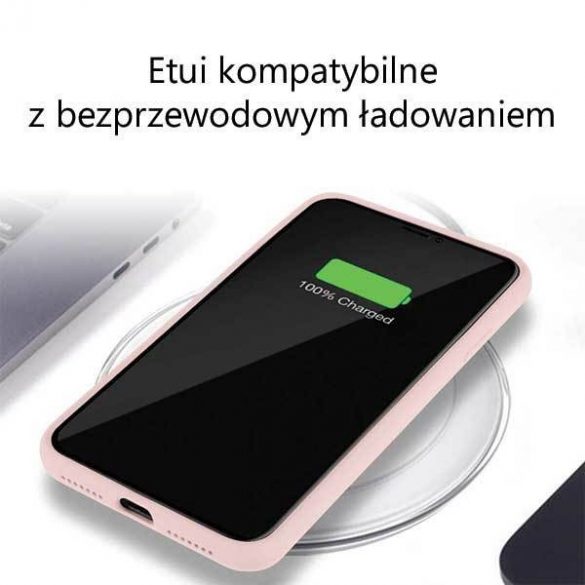 Husă din silicon Mercury pentru iPhone 13 Pro 6,1" rożowo-piaskowy/nisip roz