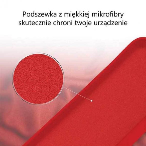 Husă Mercury din silicon pentru iPhone 14 Pro de 6,1 inchi, roșie/czerwony