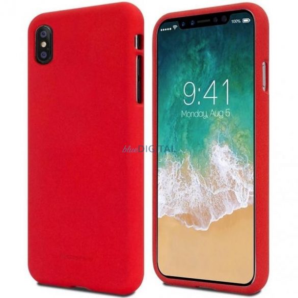 Mercury Soft iPhone 15 Plus / 14 Plus 6,7 inchi, culoare roșie/roșu