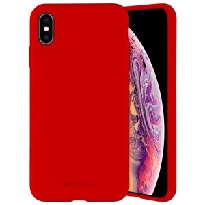 Mercury Silicone iPhone 15 Plus / 14 Plus 6,7 inchi czerwony/rosu