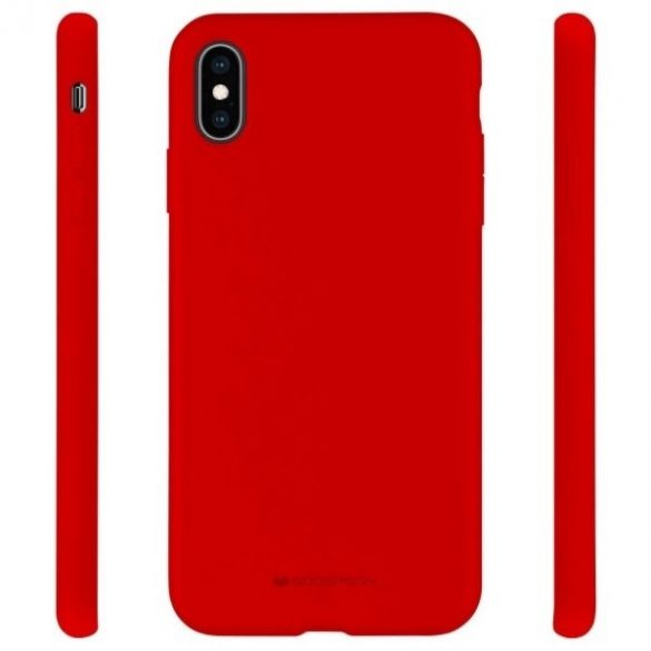 Mercury Silicone iPhone 15 Plus / 14 Plus 6,7 inchi czerwony/rosu