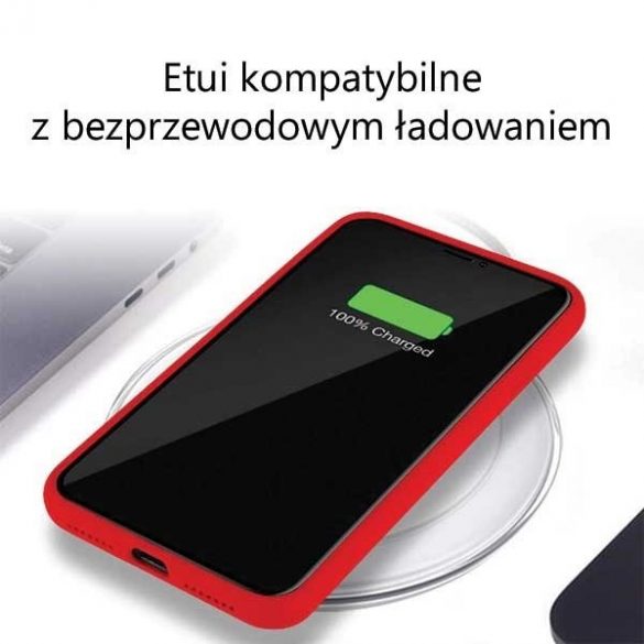 Mercury Silicone iPhone 15 Plus / 14 Plus 6,7 inchi czerwony/rosu