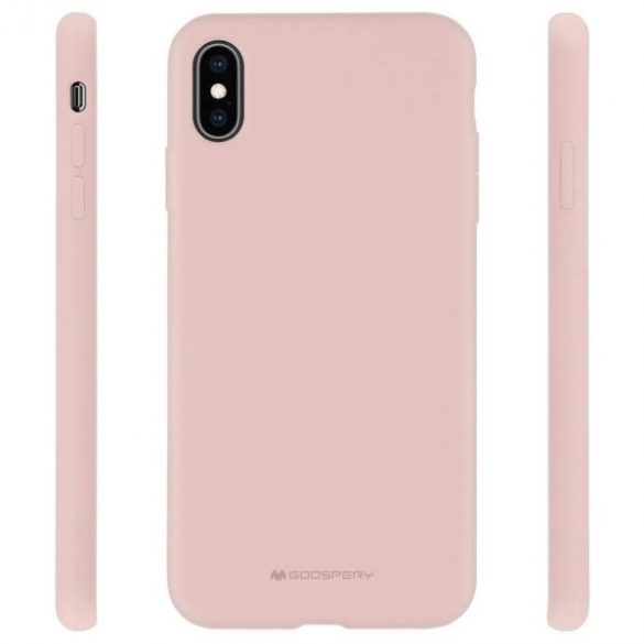 Mercury Silicone iPhone 15 Plus / 14 Plus 6.7" różowo-piaskowy/roz-nisip