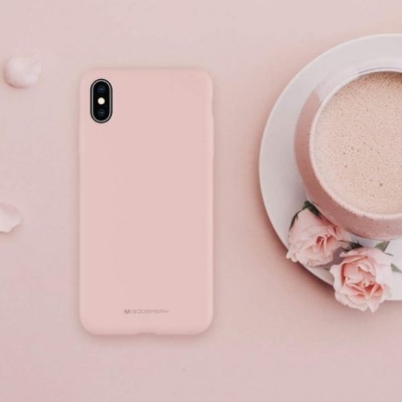 Mercury Silicone iPhone 15 Pro 6,1 różowo-piaskowy/roz-nisip"