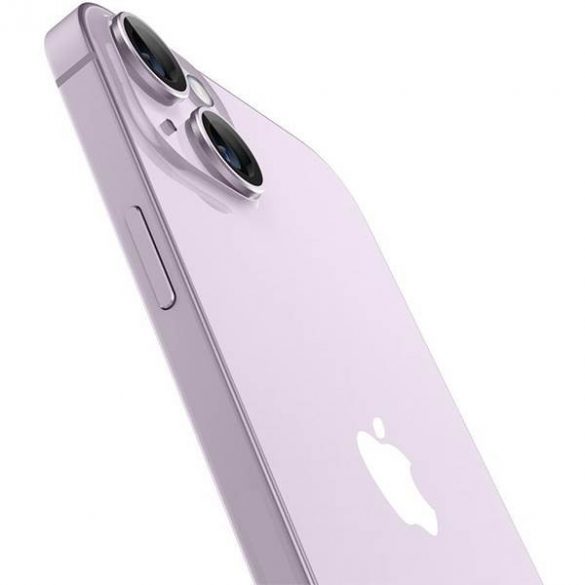 Spigen Optik.Tr Camera iPhone 14/14 Plus EZ FIT Lens 2szt./2buc fioletowy/purple AGL05603 protectie de ecran