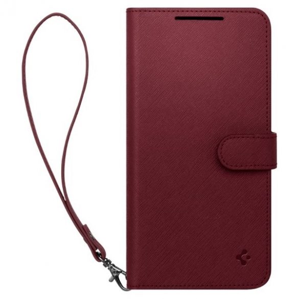 Portofel Spigen S" Plus Sam S23+ S916 burgundowy/burgundy ACS05678"