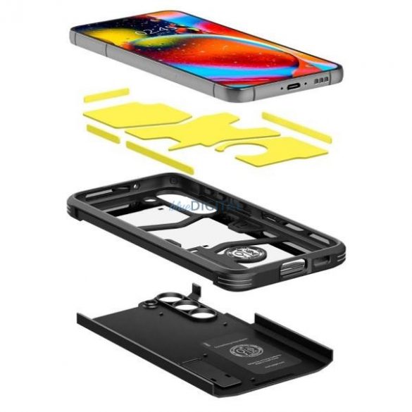 Husă Spigen Tough Armor Samsung S23 czarny/negru ACS05718