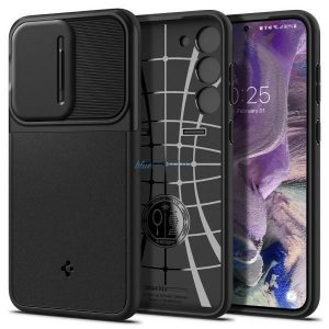 Spigen Optik Armor Samsung S23 czarny/negru ACS05733