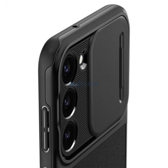 Spigen Optik Armor Samsung S23 czarny/negru ACS05733