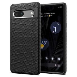 Spigen Liquid Air Google Pixel 7A czarny/negru mat ACS05815