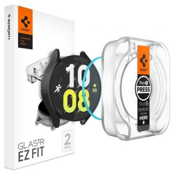 Spigen Glas.TR Sam Galaxy Watch 6 44mm 2-Pack EZ FIT" AGL06520 szkło hartowane"