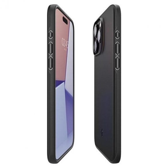 Spigen Thin Fit iPhone 15 Pro Max 6.7 czarny/negru ACS06544"