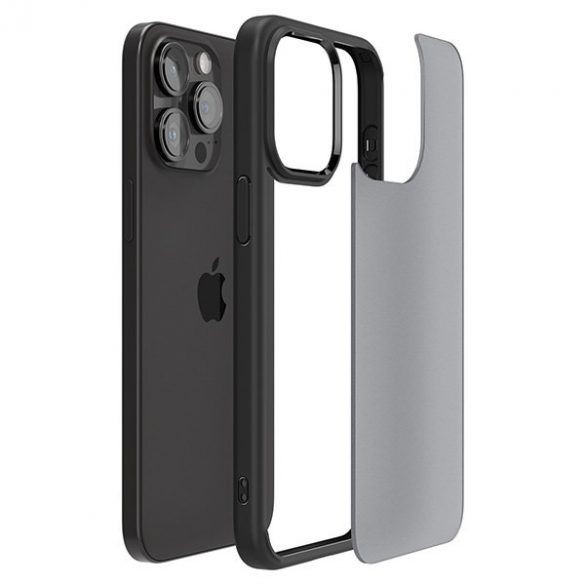 Spigen Ultra Hybrid iPhone 15 Pro Max 6,7 negru înghețat ACS06568"