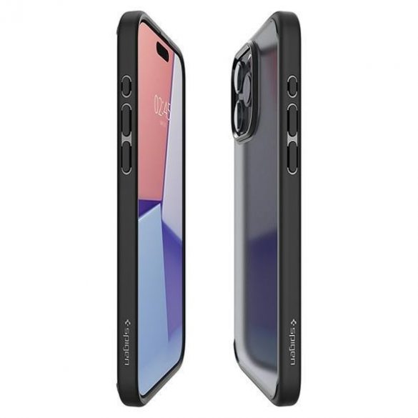 Spigen Ultra Hybrid iPhone 15 Pro Max 6,7 negru înghețat ACS06568"