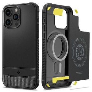 Spigen Rugged Armor MAG iPhone 15 Pro 6,1 Magsafe czarny/mat black ACS06703"