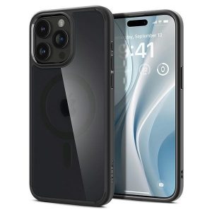 Spigen Ultra Hybrid MAG iPhone 15 Pro 6.1 Magsafe negru îngheț ACS06720"