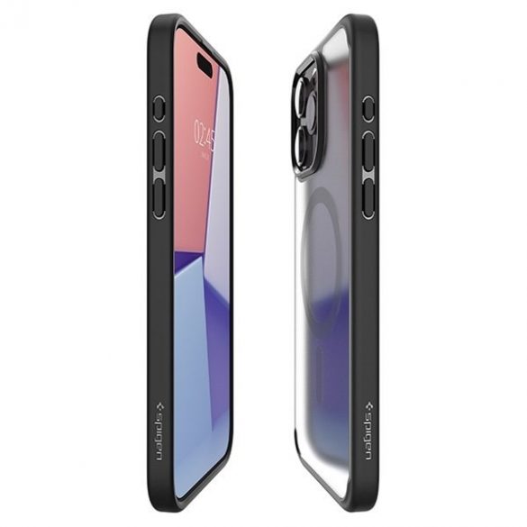 Spigen Ultra Hybrid MAG iPhone 15 Pro 6.1 Magsafe negru îngheț ACS06720"