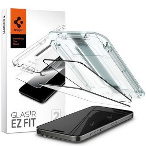 Spigen Glas.TR iPhone 15 Pro Max 6.7 "EZ FIT" 2 szt. clar szkło hartowane"