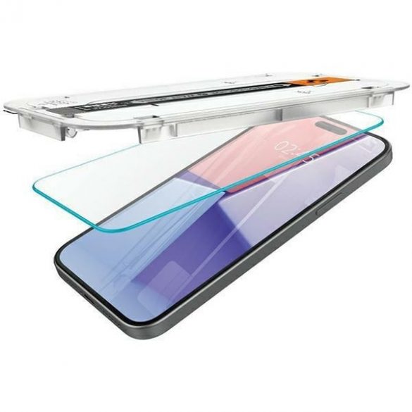 Spigen Glas.TR iPhone 15 Pro Max 6.7 "EZ FIT" transparent szkło hartowane AGL06878"