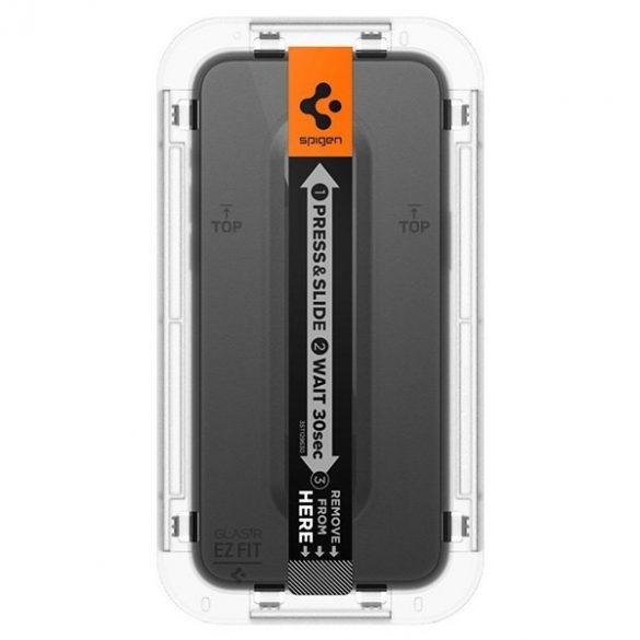 Spigen Glas.TR FC iPhone 15 Plus 6.7 "EZ FIT" szkło hartowane czarna ramka AGL06888"