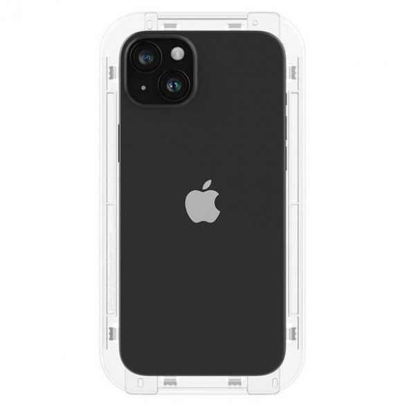 Spigen Glas.TR FC iPhone 15 Plus 6.7 "EZ FIT" szkło hartowane czarna ramka AGL06888"