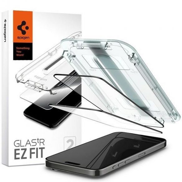 Spigen Glas.TR iPhone 15 Pro 6.1 "EZ FIT" 2 szt. clar szkło hartowane"