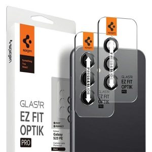 Spigen Optik.Tr Camera Sam S23 FE EZ FIT Lens 2szt./2buc czarny/negru AGL06987