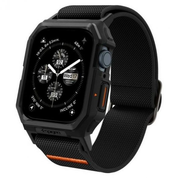 Spigen Lite Fit PRO Apple Watch 4/5/6/7/ 8/9/SE 44/45mm negru/matte negru ACS07103