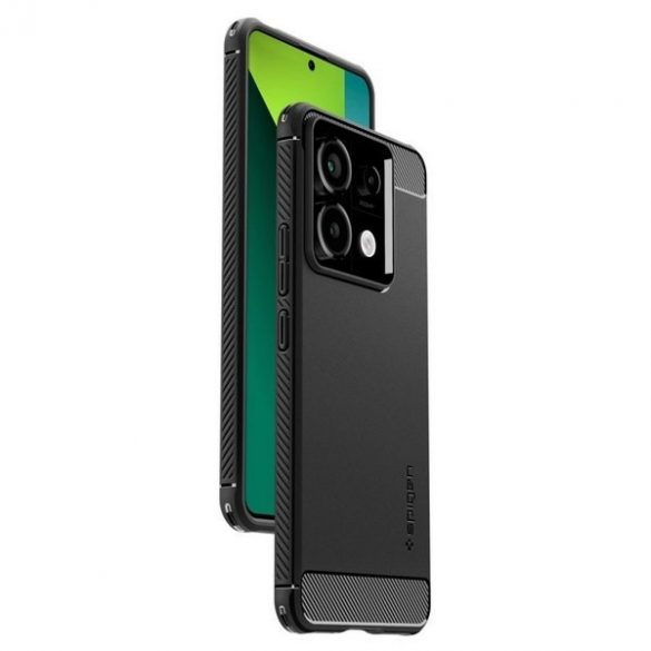 Spigen Rugged Armor Xiaomi Redmi Note 13 Pro 5G / Poco X6 5G czarny/negru mat ACS07254