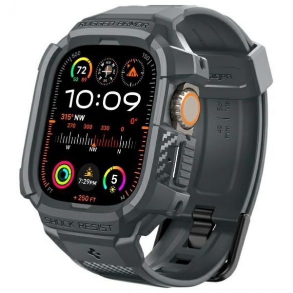 Spigen Rugged Armor Pro Caz Apple Watch Ultra 1/2 (49mm) - gri închis