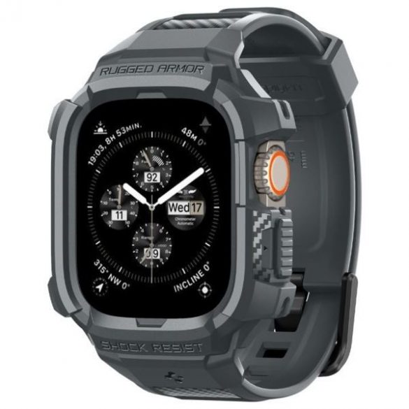 Spigen Rugged Armor Pro Caz Apple Watch Ultra 1/2 (49mm) - gri închis