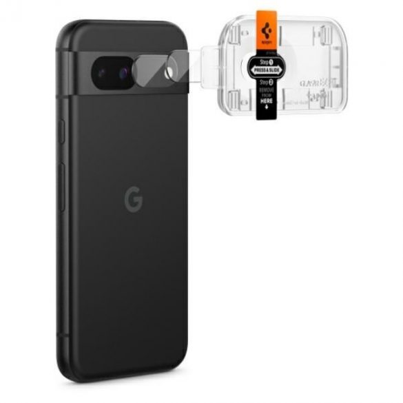 Spigen Optik.Tr Camera Google Pixel 8A EZ FIT Lens 2szt./2buc przezroczysty/clear AGL07465