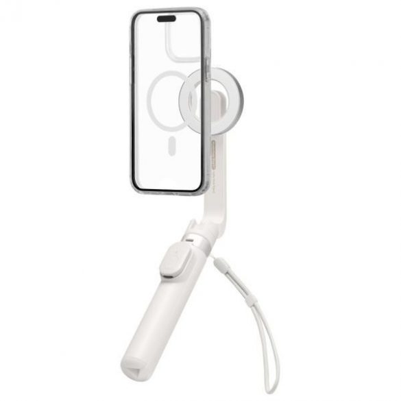 Spigen S571W MagSafe Bluetooth selfie stick și trepied - bej