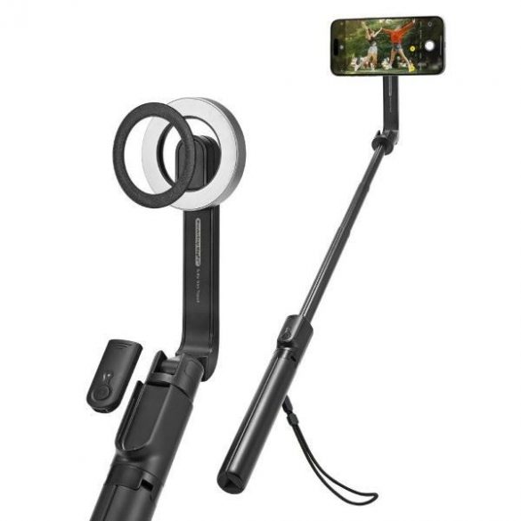 Spigen S580W MagSafe Bluetooth selfie stick și trepied - negru