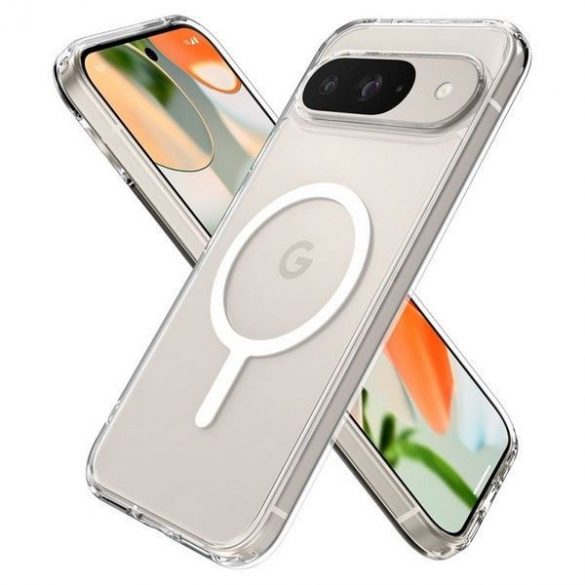 Carcasă Spigen Ultra Hybrid Onetap Ring Magafe pentru Google Pixel 9 Pro - alb