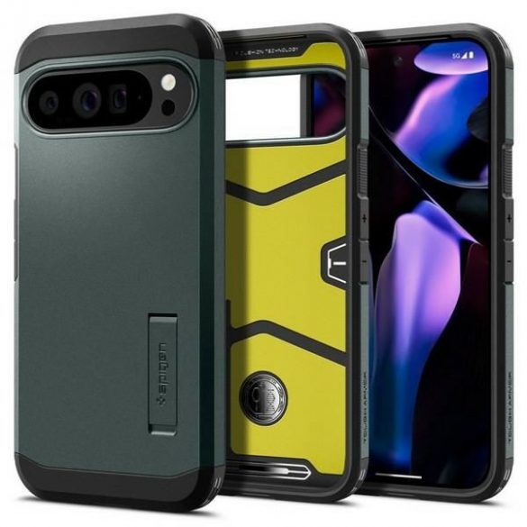 Carcasă Spigen Tough Armor Google Pixel 9 Pro XL - verde închis