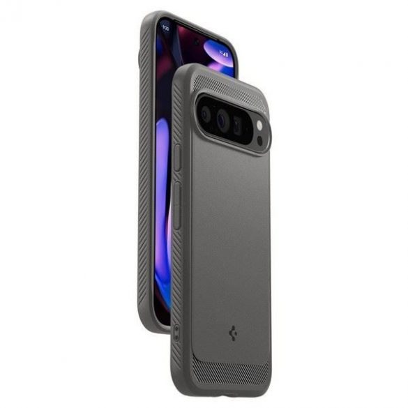 Carcasă Spigen Rugged Armor Google Pixel 9 Pro XL - gri marmură