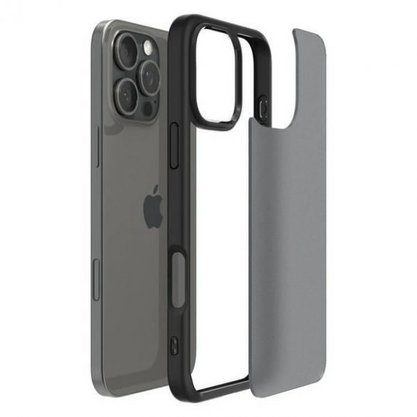 Carcasă Spigen Ultra Hybrid pentru iPhone 16 Pro Max - negru translucid