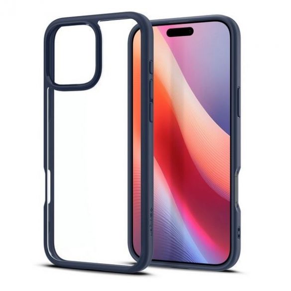 Carcasă Spigen Ultra Hybrid pentru iPhone 16 Pro Max - Albastru marin