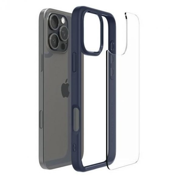 Carcasă Spigen Ultra Hybrid pentru iPhone 16 Pro Max - Albastru marin