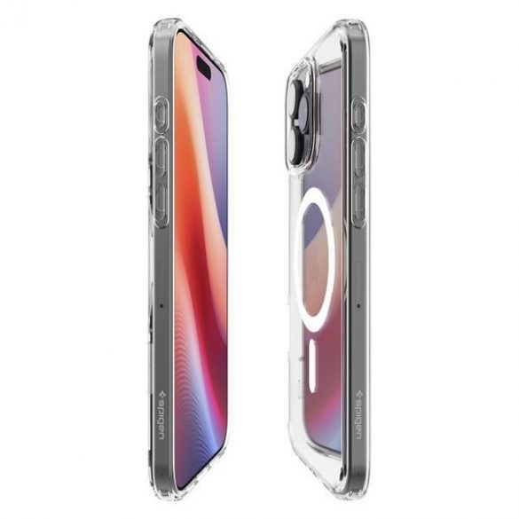 Carcasă Spigen Ultra Hybrid MagSafe pentru iPhone 16 Pro Max - alb